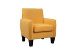 Alyssa Yellow Linen Accent Armchair