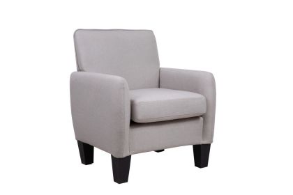 Alyssa Beige Linen Accent Armchair