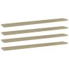 Bookshelf Boards 4 pcs Sonoma Oak 31.5"x3.9"x0.6" Engineered Wood