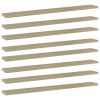 Bookshelf Boards 8 pcs Sonoma Oak 31.5"x3.9"x0.6" Engineered Wood