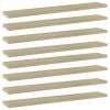 Bookshelf Boards 8 pcs Sonoma Oak 23.6"x3.9"x0.6" Engineered Wood