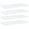 Bookshelf Boards 4 pcs White 15.7"x7.9"x0.6" Engineered Wood