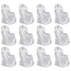 Chair Cover for Wedding Banquet 12 pcs White