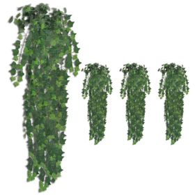 Artificial Ivy Bushes 4 pcs Green 35.4"