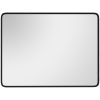 36 x 24 Inch Wall Mirror, Aluminum Frame Rectangular Wall Mirrors Decorative Mirror, 5-Layer Float Technology Mirror for Home Decor, Bathroom, Corner