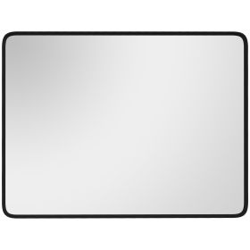 36 x 24 Inch Wall Mirror, Aluminum Frame Rectangular Wall Mirrors Decorative Mirror, 5-Layer Float Technology Mirror for Home Decor, Bathroom, Corner