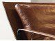ACME Quoba Accent Chair in Cocoa Top Grain Leather 96674