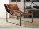 ACME Quoba Accent Chair in Cocoa Top Grain Leather 96674