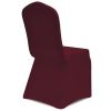 Chair Cover Stretch Burgundy 12 pcs