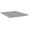 Bookshelf Boards 8 pcs Concrete Gray 15.7"x19.7"x0.6" Engineered Wood