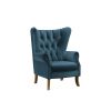 ACME Adonis Accent Chair, Azure Blue Velvet 59518
