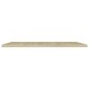 Bookshelf Boards 4 pcs Sonoma Oak 15.7"x19.7"x0.6" Engineered Wood