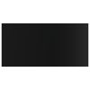 Bookshelf Boards 4 pcs High Gloss Black 15.7"x7.9"x0.6" Engineered Wood