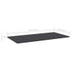 Bookshelf Boards 4 pcs Gray 39.4"x19.7"x0.6" Engineered Wood