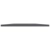 Bookshelf Boards 4 pcs High Gloss Gray 23.6"x19.7"x0.6" Engineered Wood