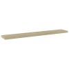 Bookshelf Boards 8 pcs Sonoma Oak 23.6"x3.9"x0.6" Engineered Wood