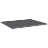 Bookshelf Boards 8 pcs High Gloss Gray 23.6"x19.7"x0.6" Engineered Wood