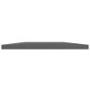 Bookshelf Boards 8 pcs High Gloss Gray 15.7"x15.7"x0.6" Engineered Wood