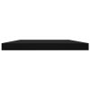 Bookshelf Boards 4 pcs Black 23.6"x3.9"x0.6" Engineered Wood