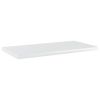 Bookshelf Boards 8 pcs High Gloss White 15.7"x7.9"x0.6" Engineered Wood
