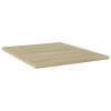 Bookshelf Boards 8 pcs Sonoma Oak 15.7"x19.7"x0.6" Engineered Wood