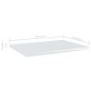Bookshelf Boards 4 pcs High Gloss White 15.7"x11.8"x0.6" Engineered Wood
