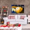 Framed Canvas Wall Art Decor Painting For New Year,Happy New Year Count Down Gift Painting For New Year Gift, Decoration For Chrismas Eve Office Livin