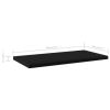 Bookshelf Boards 4 pcs Black 15.7"x7.9"x0.6" Engineered Wood
