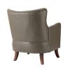 Adam Vegan Leather Armchair-GREY