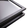 Jersey Frame Display Case with Lengthened Hanger for Baseball Basketball Football Hockey Sport Shirt and Uniform, Black