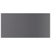 Bookshelf Boards 4 pcs High Gloss Gray 15.7"x7.9"x0.6" Engineered Wood