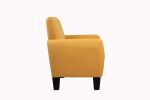 Alyssa Yellow Linen Accent Armchair