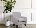 Alyssa Beige Linen Accent Armchair