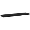 Bookshelf Boards 4 pcs Black 15.7"x3.9"x0.6" Engineered Wood