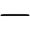 Bookshelf Boards 4 pcs Black 39.4"x11.8"x0.6" Engineered Wood