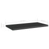 Bookshelf Boards 8 pcs High Gloss Black 15.7"x7.9"x0.6" Engineered Wood