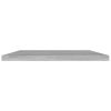 Bookshelf Boards 4 pcs Concrete Gray 15.7"x11.8"x0.6" Engineered Wood