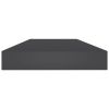 Bookshelf Boards 8 pcs Gray 31.5"x3.9"x0.6" Engineered Wood
