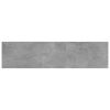 Bookshelf Boards 4 pcs Concrete Gray 15.7"x3.9"x0.6" Engineered Wood