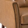 Harald Vegan Leather Armchair-CAMEL