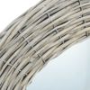 Mirror 15.7" Wicker