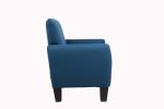 Alyssa Blue Linen Accent Armchair