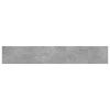 Bookshelf Boards 8 pcs Concrete Gray 23.6"x3.9"x0.6" Engineered Wood