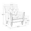 Harald Vegan Leather Armchair-CAMEL