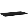 Bookshelf Boards 4 pcs Black 15.7"x7.9"x0.6" Engineered Wood