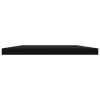 Bookshelf Boards 4 pcs Black 15.7"x11.8"x0.6" Engineered Wood