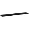 Bookshelf Boards 4 pcs Black 23.6"x3.9"x0.6" Engineered Wood