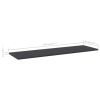 Bookshelf Boards 4 pcs Gray 39.4"x11.8"x0.6" Engineered Wood