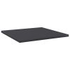 Bookshelf Boards 8 pcs Gray 15.7"x15.7"x0.6" Engineered Wood
