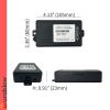 Durablow TR2003 Gas Fire Fireplace On/Off Remote Control Kit + Thermostat + Timer with LCD Screen for Millivolt Valve, IPI Module, Replaces Wall Switc